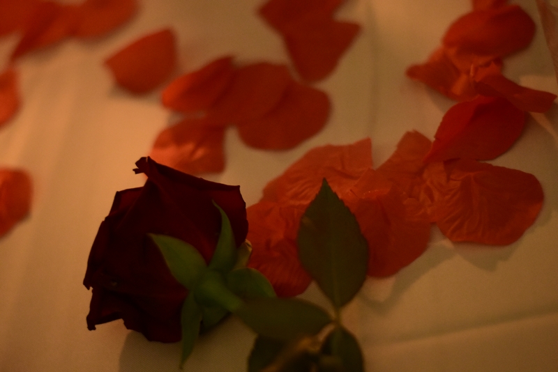 Love at le gray with an enchanting dinner at Indigo on the Roof